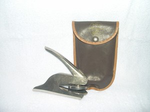 1954 embosser css ideal pennsylvania seal corporate antique