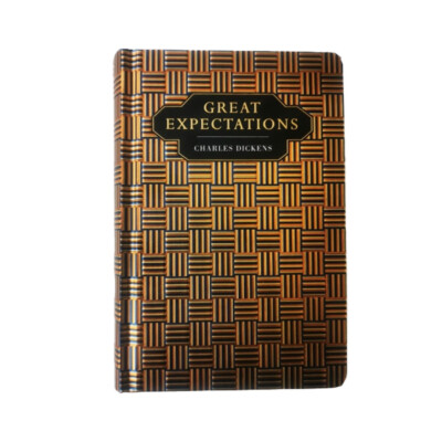 Great Expectations Charles Dickens Hardback Book Metallic Design Chiltern