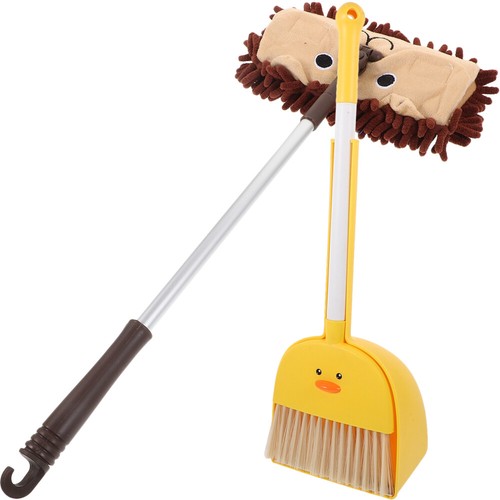 Kleiner Besen -Mopp -Set Kind Haushaltsreinigungsbürste Mit Schaufel