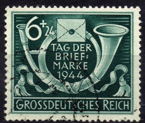 GERMANY 1944 - Used 6+24 Pfg Stamp Day #DR2
