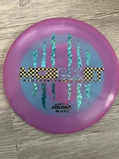 Discraft Paul McBeth 6X Claw ESP Buzzz 177+g Purple blue Swirls Cotton Candy NEW