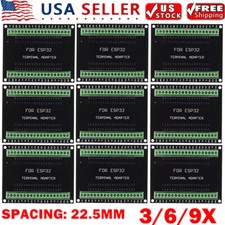 3/6/9Pcs For ESP32 GPIO ESP32S Breakout Board Development Board ESP-WROOM-32 US