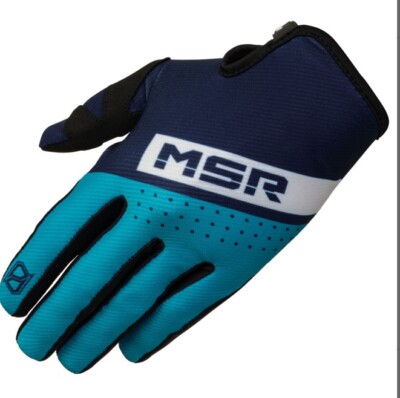 MSR  Axxis Range Gloves Medium Blue/White