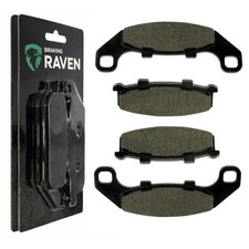 2 Kit plaquettes frein Av Ga et Av Dr Pour Kawasaki KR-1 250  de 1989 à 1989