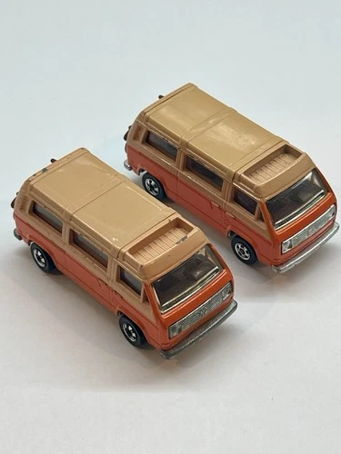 Vintage 1982 Hot Wheels Mainline Sunagon VW Vanagon Hong Kong Lot Of 2 Loose