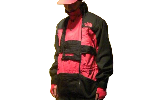 The North Face Steep Tech Ski Jacket Vintage 90s Medium Scott Schmidt Red Large - Picture 11 of 12