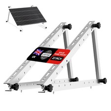 22 inch Solar Panel Tilt Mount Brackets Adjustable 0-90° RV, Roof, Boat Ground
