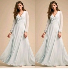 BHLDN x Anthropologie Light Blue Nova Dress