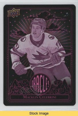 2024-25 Upper Deck Extended Series Oracles SP Macklin Celebrini #O-58 READ uk2