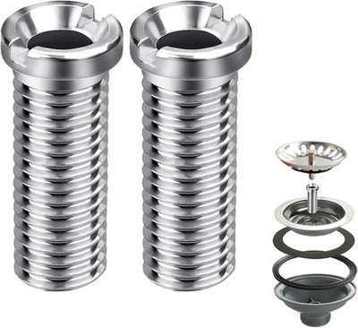 2 Stück Hohlschraube für Siebkorbventile Ablauf Garnitur Schraube 45mm 70mm