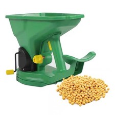 Sembradora manual portátil para jardinería en el hogar manivela ajustable 5 velocidades