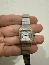 Orologio Cartier Santos Galbee Lady oro 18kt 750 automatico ref.2423 numeri oro 