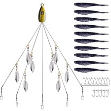 5 Arms Alabama Rig Fishing Lures, Umbrella Fishing Rig, Alabama Rig Bass Lures, ...