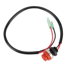 KooingTech Engine Start Button, Line Length 17.72 Inches Outboard Engine Swit...