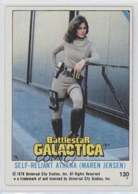 1978 Topps Battlestar Galactica Self-Reliant Athena (Maren Jensen) #130 08rj