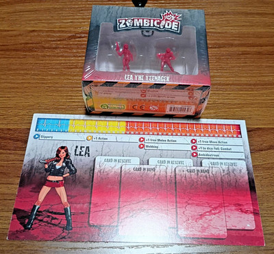 Zombicide: Survivor Lea the Teenager w/Dashboard New Sealed (Zombieland Wichita)