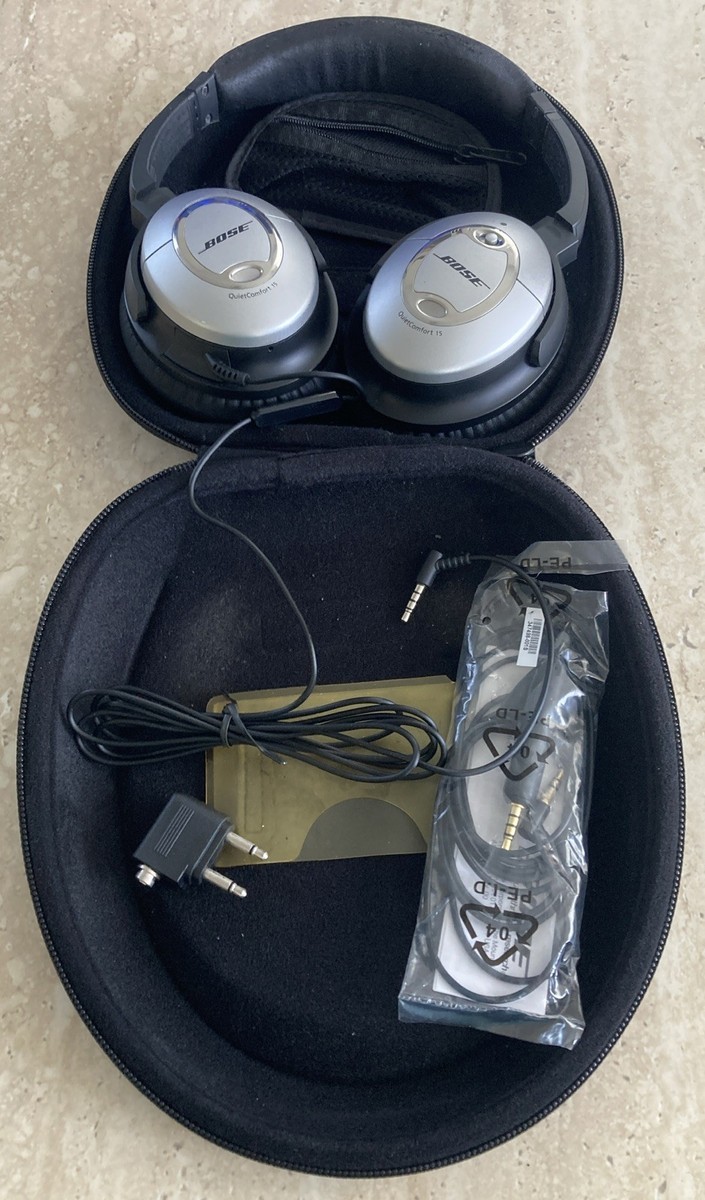 Bose QC 15 QuietComfort 15 Acoustic Noise Cancelling Headphones In