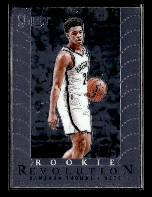 2021-22 Panini Select #7 Cameron Thomas Rookie Revolution Brooklyn