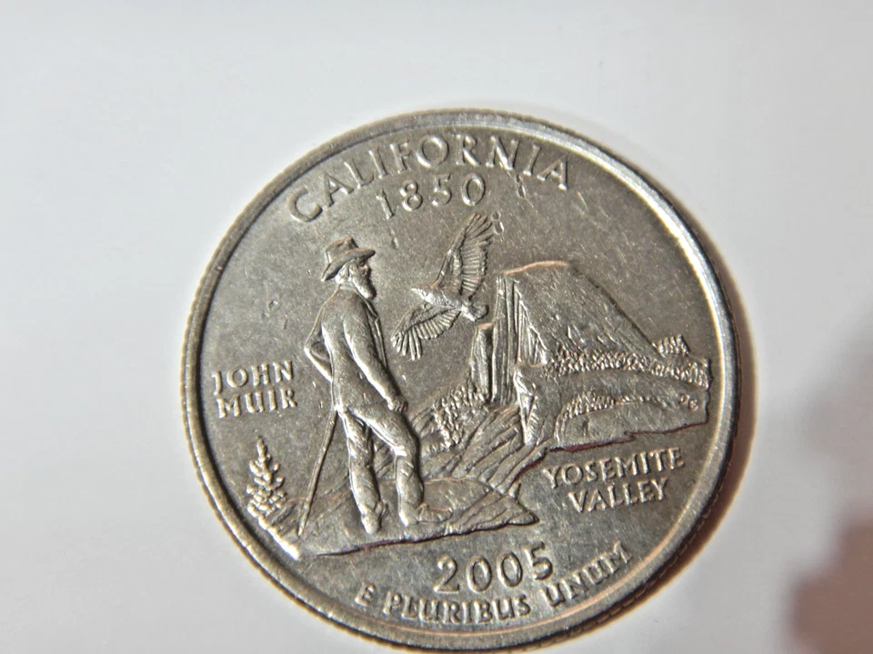 2005 D California Quarter 25 cents Moon Error - Image 3 of 4