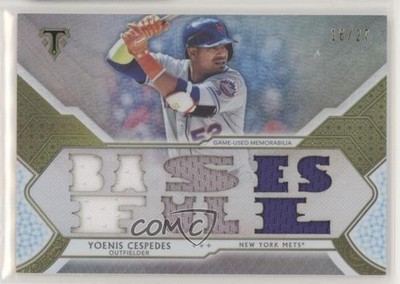 2018 Topps Triple Threads Relics Silver 16/27 Yoenis Cespedes #TTR-YC5 7i2