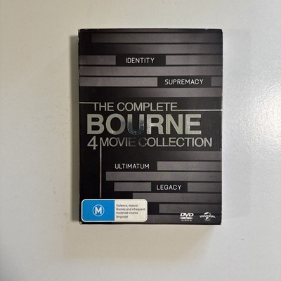 The Complete Bourne 4 Movie Set (Box Set, DVD, 2012) 4 Disc Set Region 2 4 5 PAL