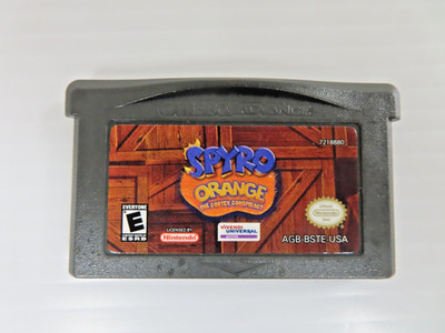 SPYRO ORANGE THE CORTEX CONSPIRACY - GAMEBOY ADVANCE VIDEOGAME TESTED WORKS