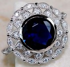 5CT Heat Treated Kyanite 925 Sterling Silver Ring Jewelry Sz 9 L1-7 — photo 1