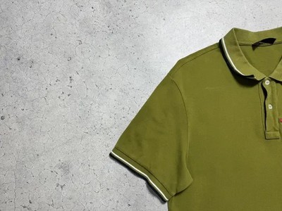 Prada Red Tab Green Luxury Polo Shirt | eBay