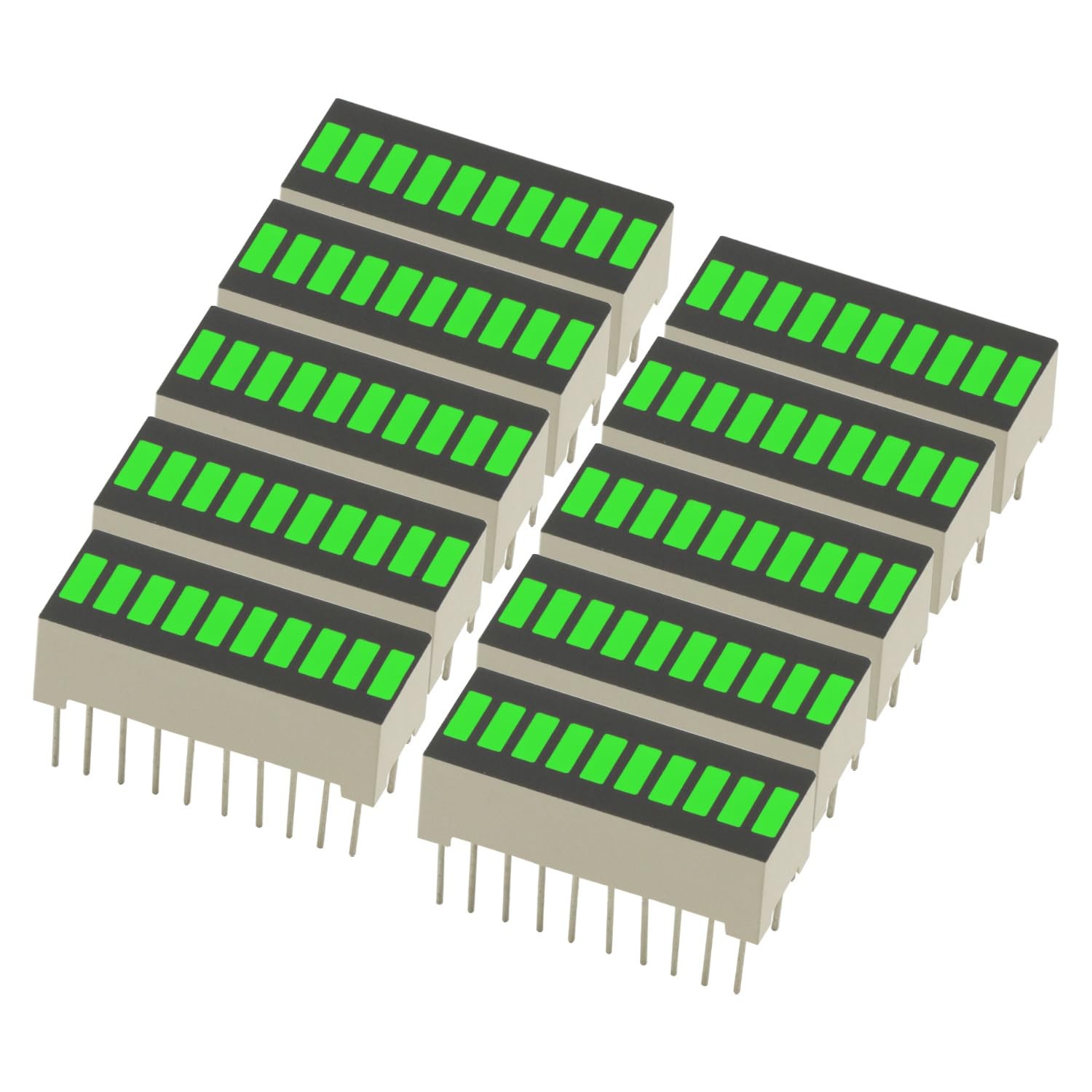 10PCS 10 Segment LED Bar Graph Display Red Blue Green