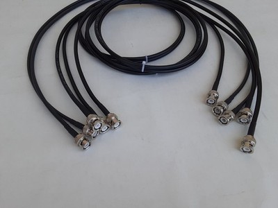 5 PackUS MADE 3ft  RG-223/U BNC Male/ BNC Male Double shielded 50 ohm Coax Cable