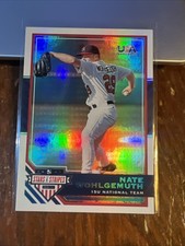 Nate Wohlgemuth 2017 Panini USA Baseball Stars & Stripes Longevity Holofoil /99