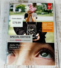 Adobe Photoshop Elements 11 Special Edition Bonus Scrapbooking CD New Open Box