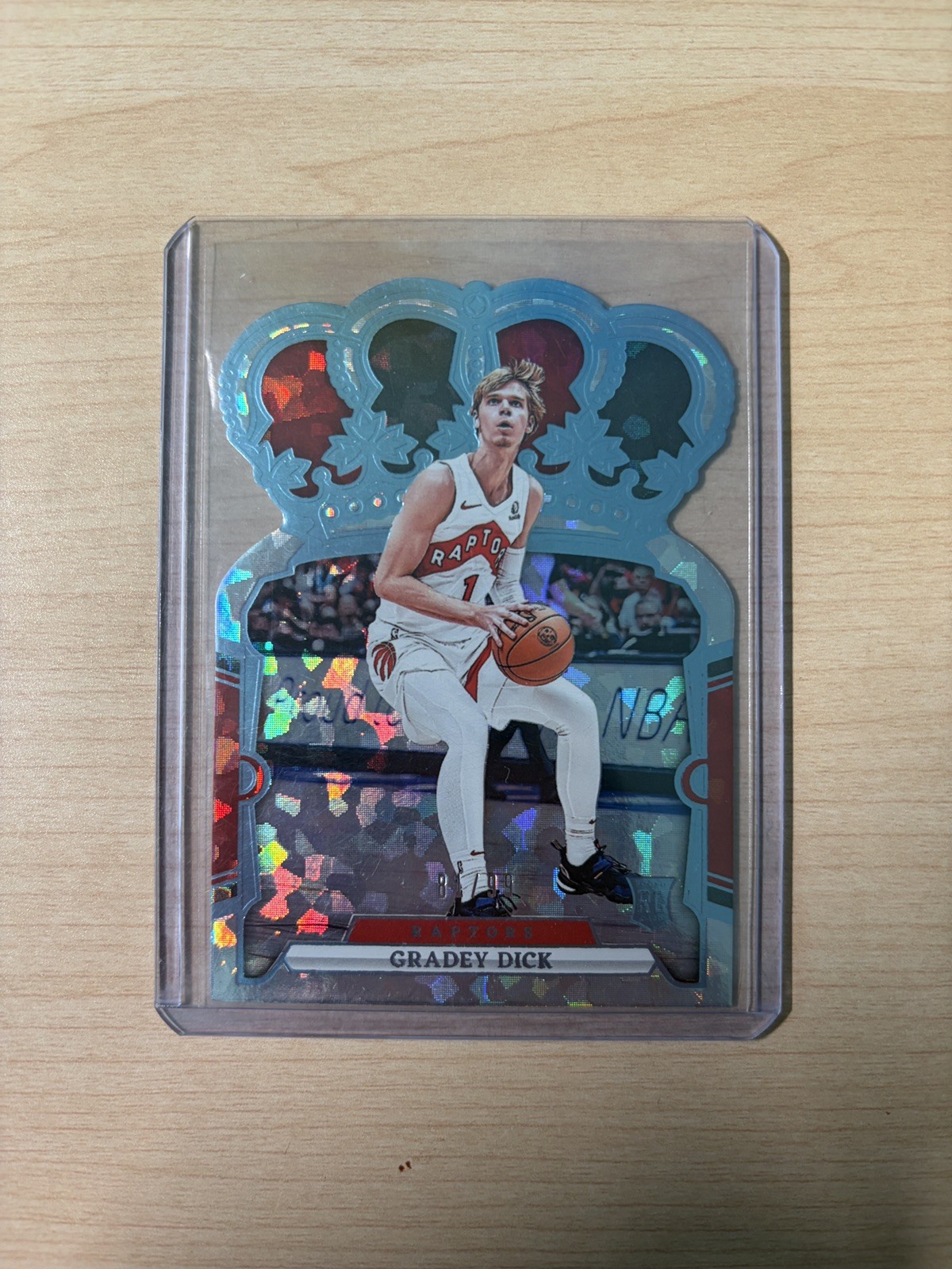 2023-24 Crown Royale Gradey Dick Crystal Blue RC /99 Raptors Rookie Panini