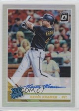 2019 Donruss Optic Rated Rookie Signatures Holo Prizm Kevin Kramer Auto RC 2a9