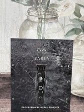 Stylecraft Saber Professional Cordless T-Blade Trimmer Black brand new