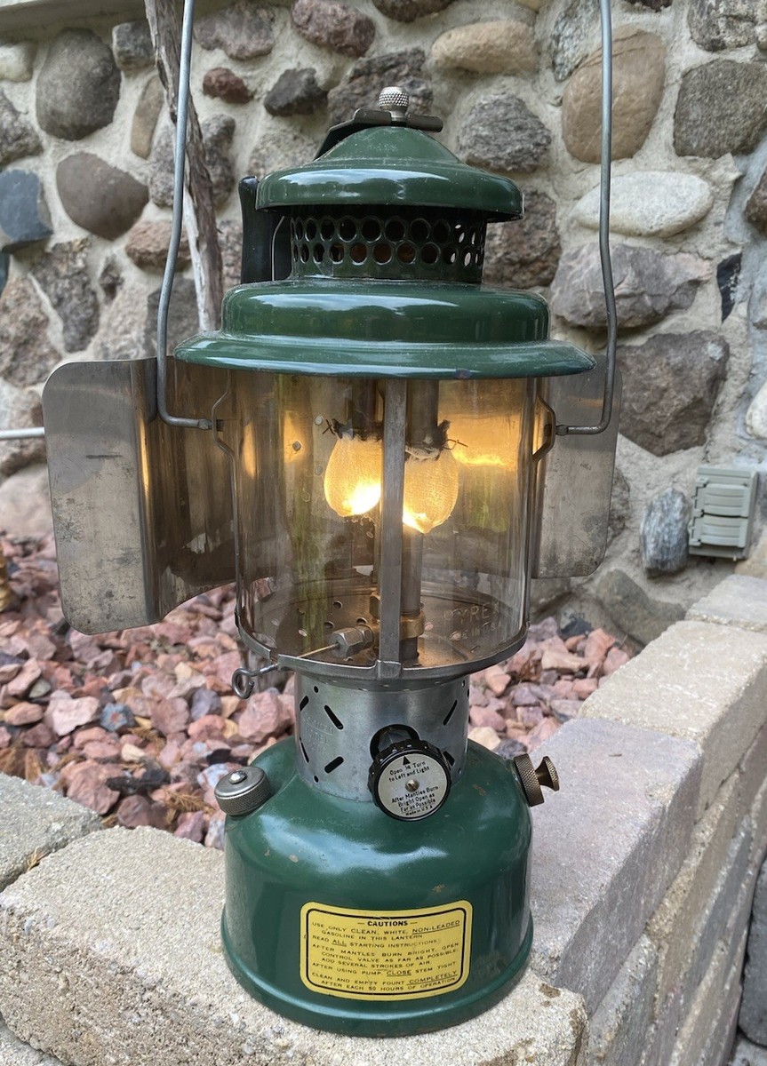 整備済み‼️☆Coleman 220C military lantern☆ Vintage 220C Tested Coleman US Army Military Fuel Lantern