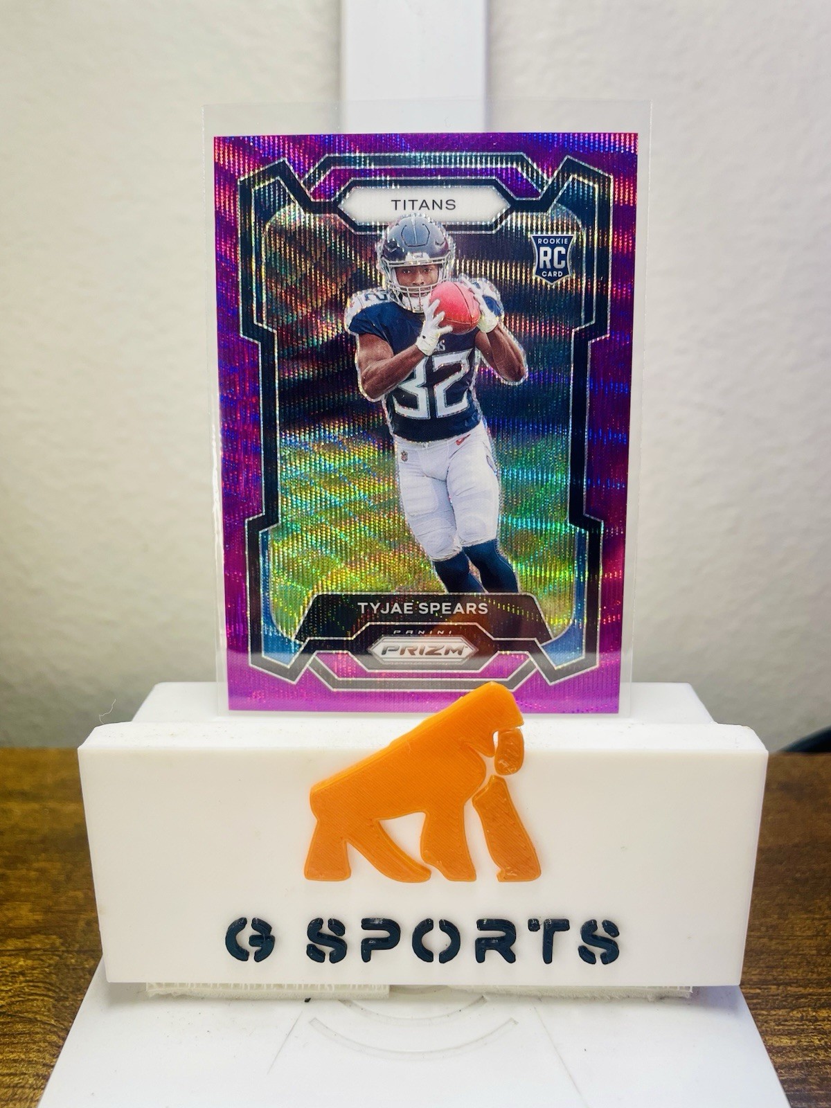 2023 Prizm #396 - Tyjae Spears Rookie - Purple Wave /99 (RC)