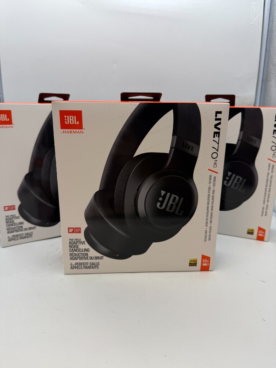JBL TUNE 770 NC Active Noise Cancellation Headphones Black