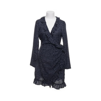 Ally Bell, Wickelkleid, Größe: M, Blau/Mehrfarbig, Polyester, Gepunktet #0BR