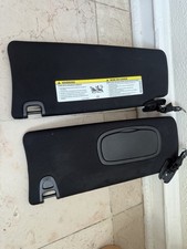 2013-16 Dodge Dart Sxt Black Sun Visor Pair Oem Illuminated Mirror Lr
