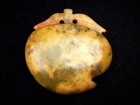 Old Nephrite Jade Stone Carved Sculpture Lovely Peach Shaped Pot #03052602 — photo 7