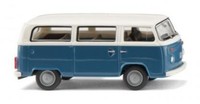 Wiking VW T2B Bus Blaugrau/Weiß 031806