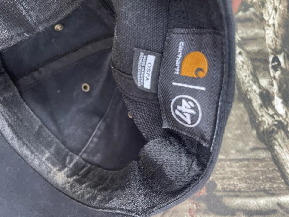 ‘47 X Carhartt Cleveland Brown Adjustable Strapback Hat H67 - Image 3 of 4