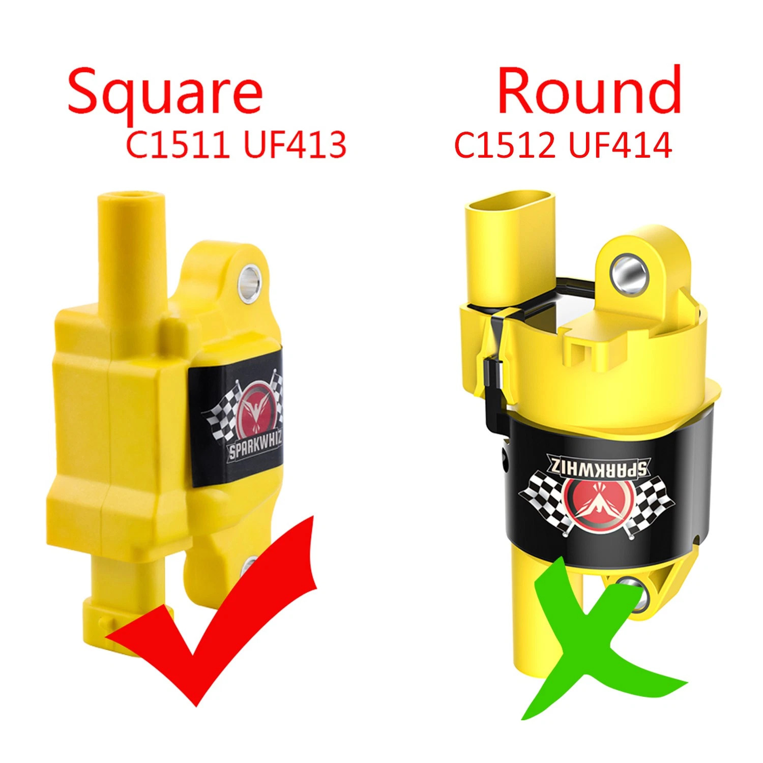 High Performance Ignition Coil+Wire+Spark Plug For Chevy GMC 5.3L 6.2L V8 UF413