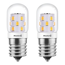 E17 LED Microwave Light Bulb 3W 40W Equivalent Dimmable Warm White 2 Pack