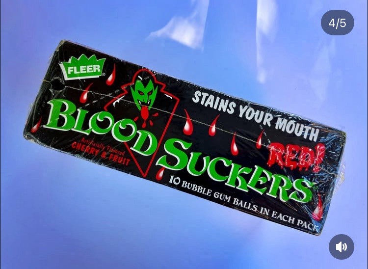 Vintage Fleer Sealed Box Blood Suckers Gum Ball Packs Monster Halloween Candy