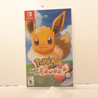 Pokemon Lets Go Eevee CIB Nintendo Switch Complete w/ Case Game