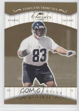 2001 Donruss Classics Rookie Timeless Tributes /100 Alge Crumpler #135 Auto 0d9