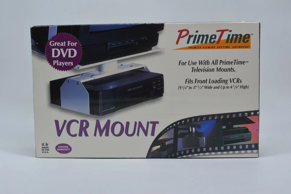 Primetime PTVCR-B для всех креплений телевизоров PrimeTime; крепления плееров с фронтальной загрузкой - Изображение 2 из 4