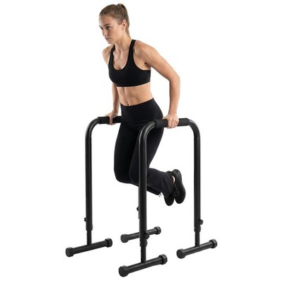 Adjustable Dip Bar Stand Station, Heavy Duty Parallette & Parallel Bars, 440LBS